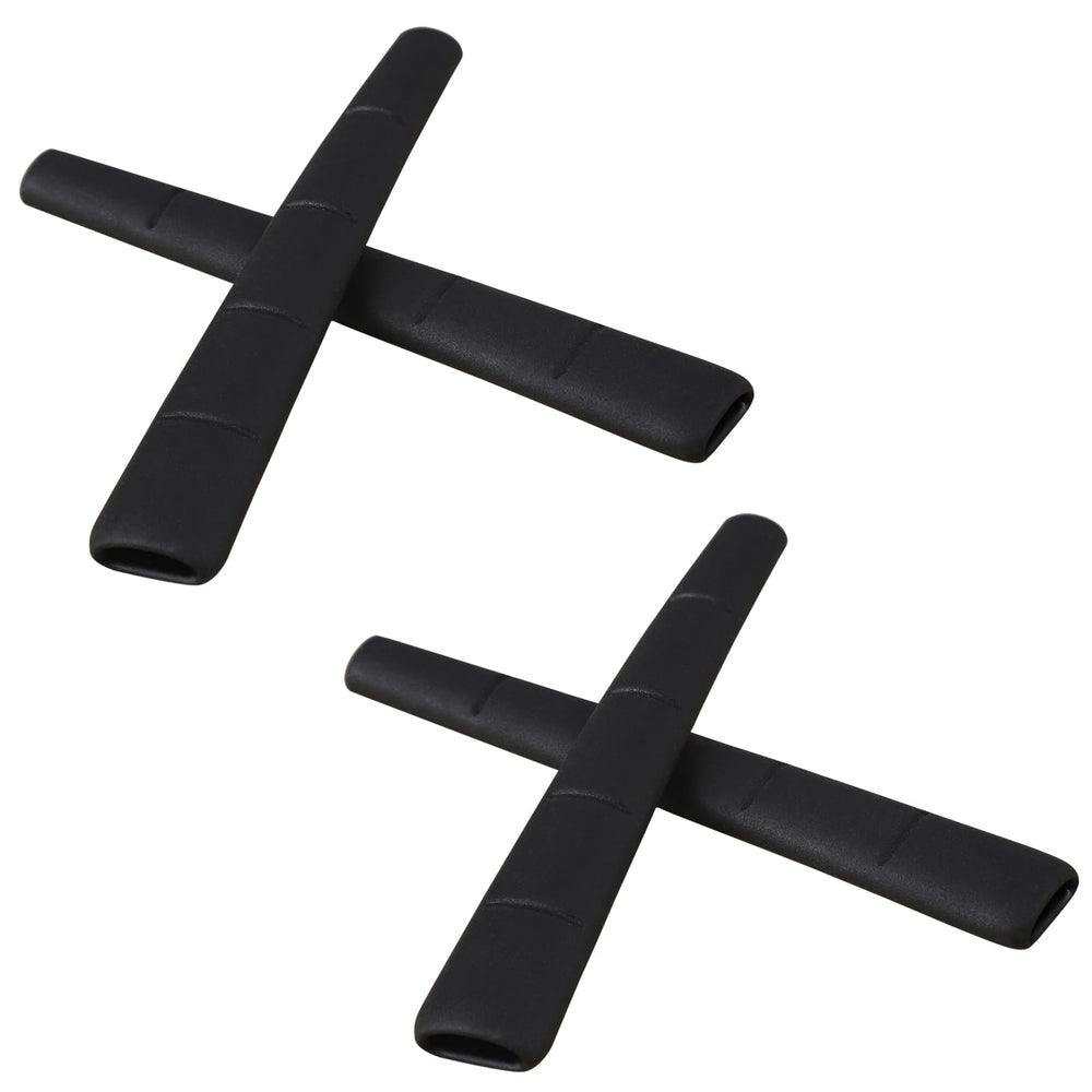 Two black silicone earsocks replacement for Oakley Si M Frame 2.0