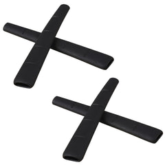 Two black silicone earsocks replacement for Oakley Si M Frame 2.0
