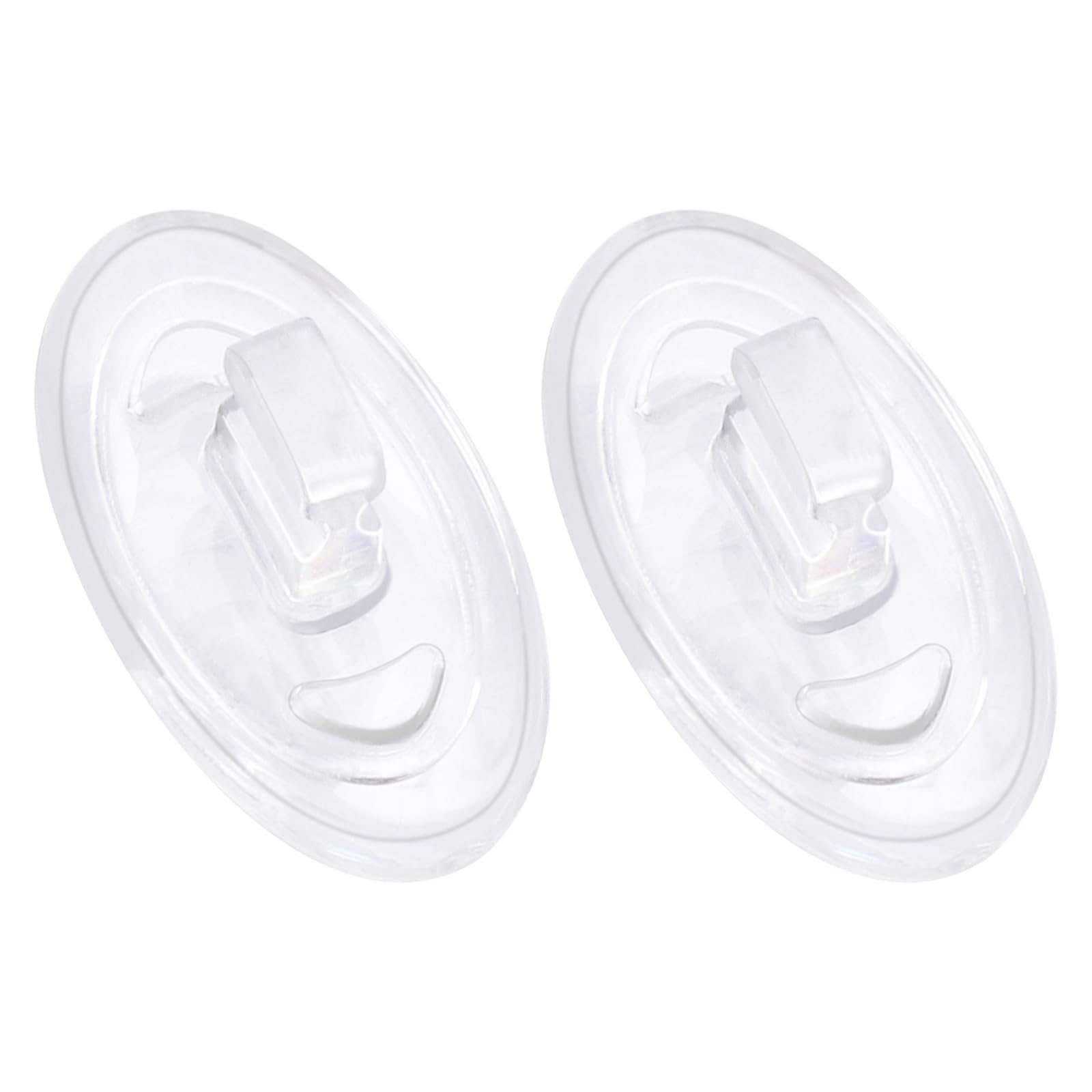Close-up of soft silicone nose pads showing anti-slip texture