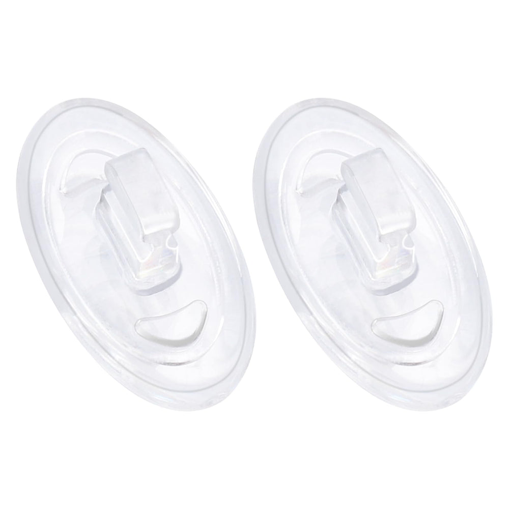 Close-up view of soft silicone nose pads showing anti-slip design