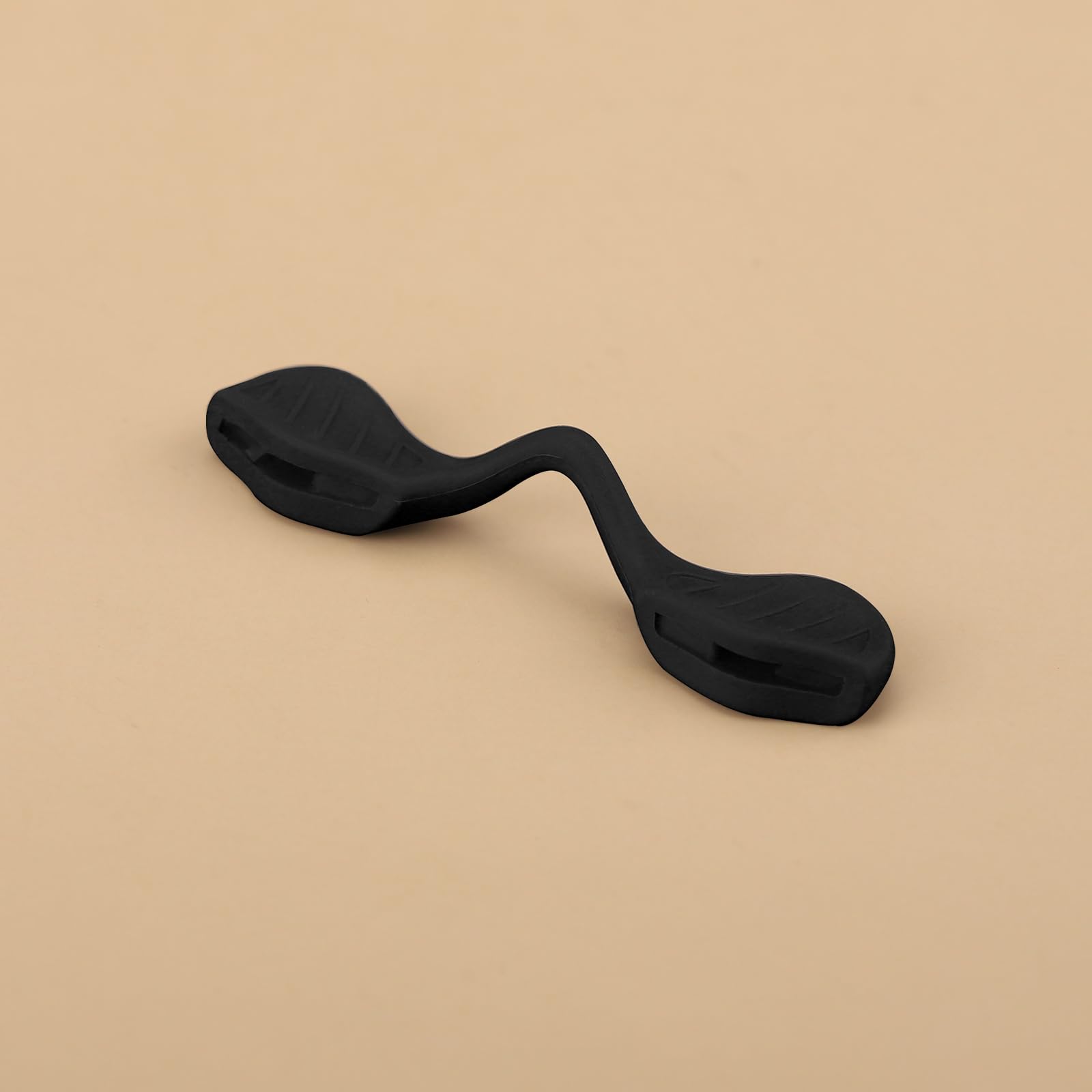 Close-up of DROGO silicone nose pads and earsocks