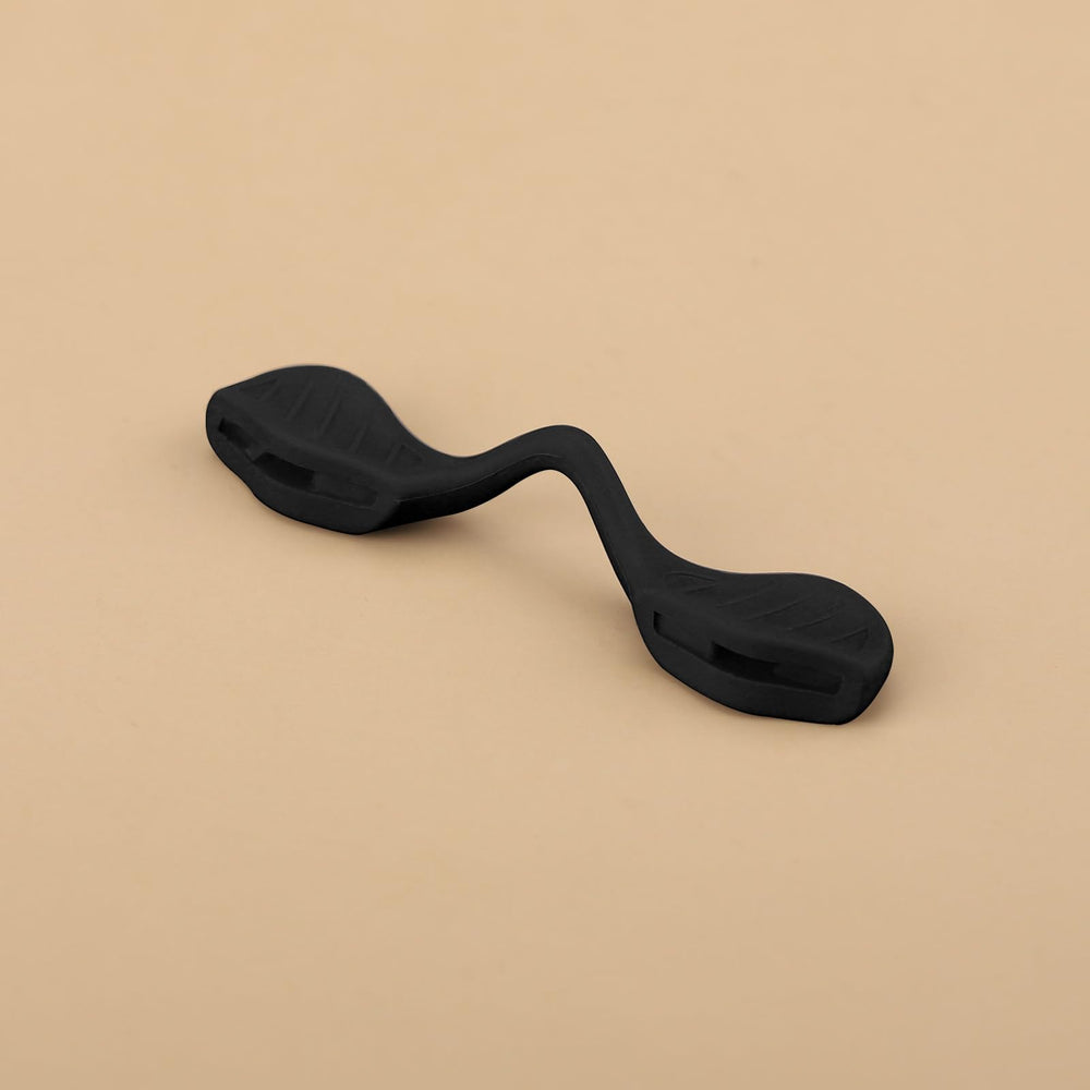 Close-up of DROGO silicone nose pads and earsocks