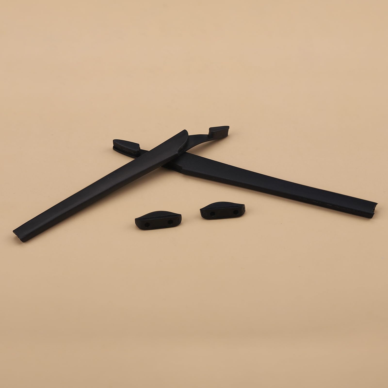 DROGO replacement earsocks for Oakley Crosslink eyewear - black silicone