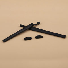 DROGO replacement earsocks for Oakley Crosslink eyewear - black silicone