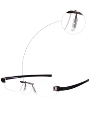 Drogo nose pads universal fit for rimless, frameless and metal frames
