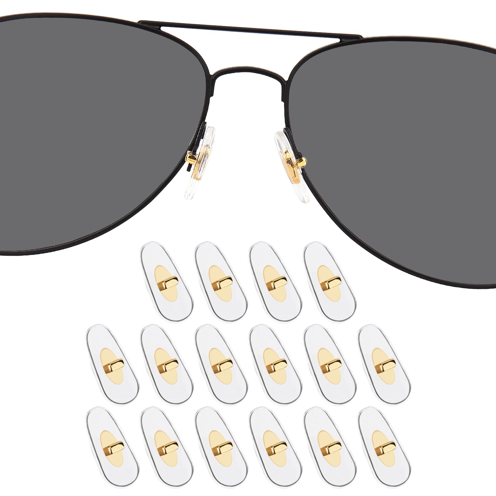 DROGO soft silicone nose pads for Ray-Ban – front view