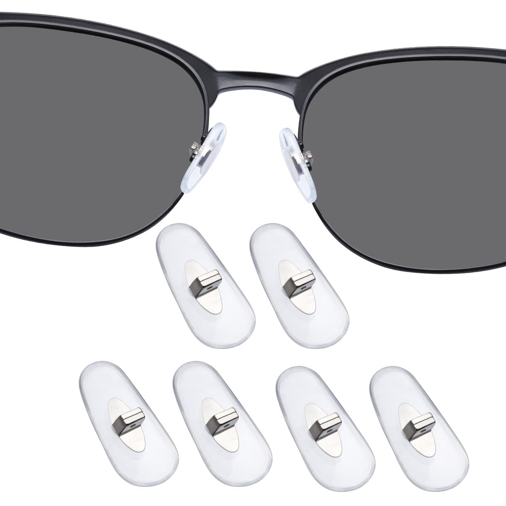 DROGO silicone nose pads for Ray-Ban RB3534 and RB3604 – 3 pairs, front view