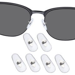 DROGO silicone nose pads for Ray-Ban RB3534 and RB3604 – 3 pairs, front view