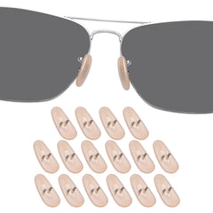 DROGO yellow silicone nose pads for Ray-Ban RB sunglasses – front view