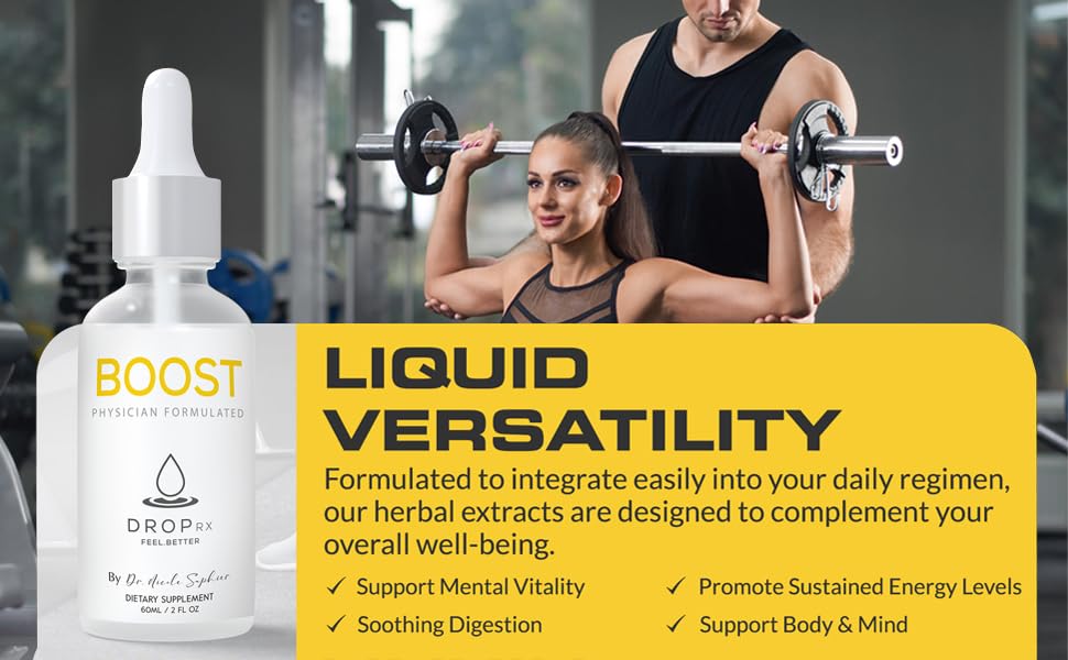 Peppermint leaf extract ingredient in DropRx Boost