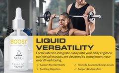 Peppermint leaf extract ingredient in DropRx Boost