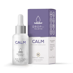 DropRx Calm bottle on a white background