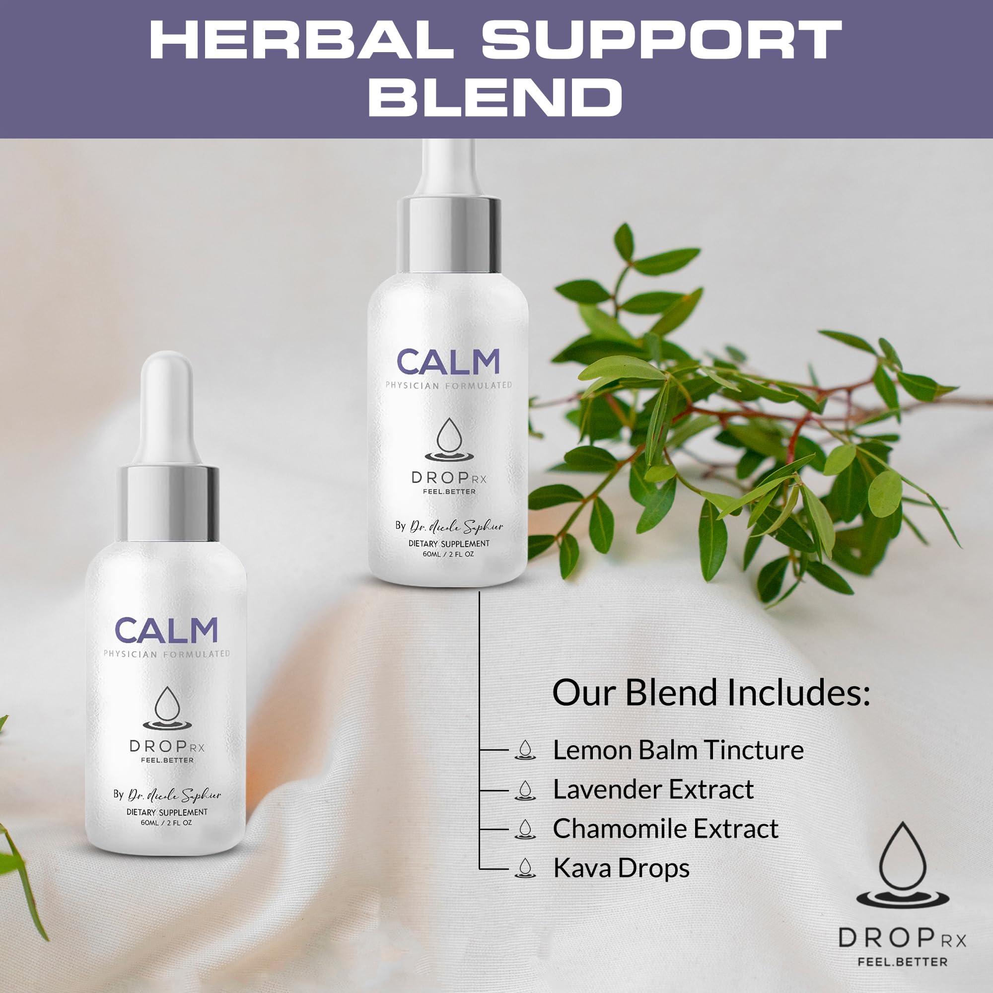 DropRx Calm packaging and box