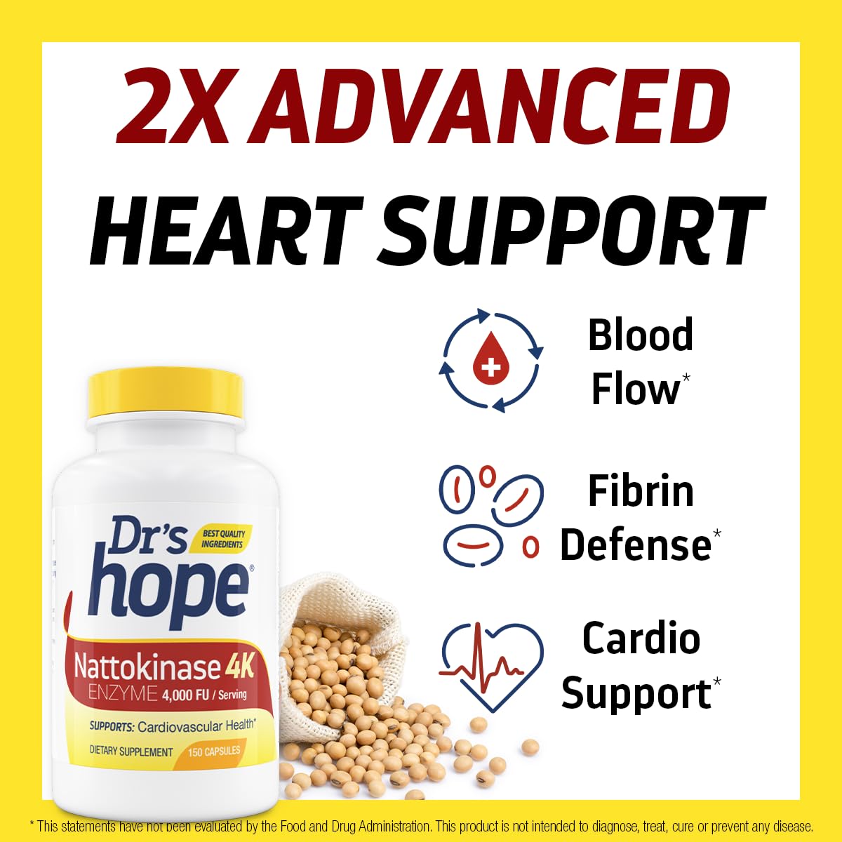 Packaging and overall design of Dr’s Hope nattokinase bottle