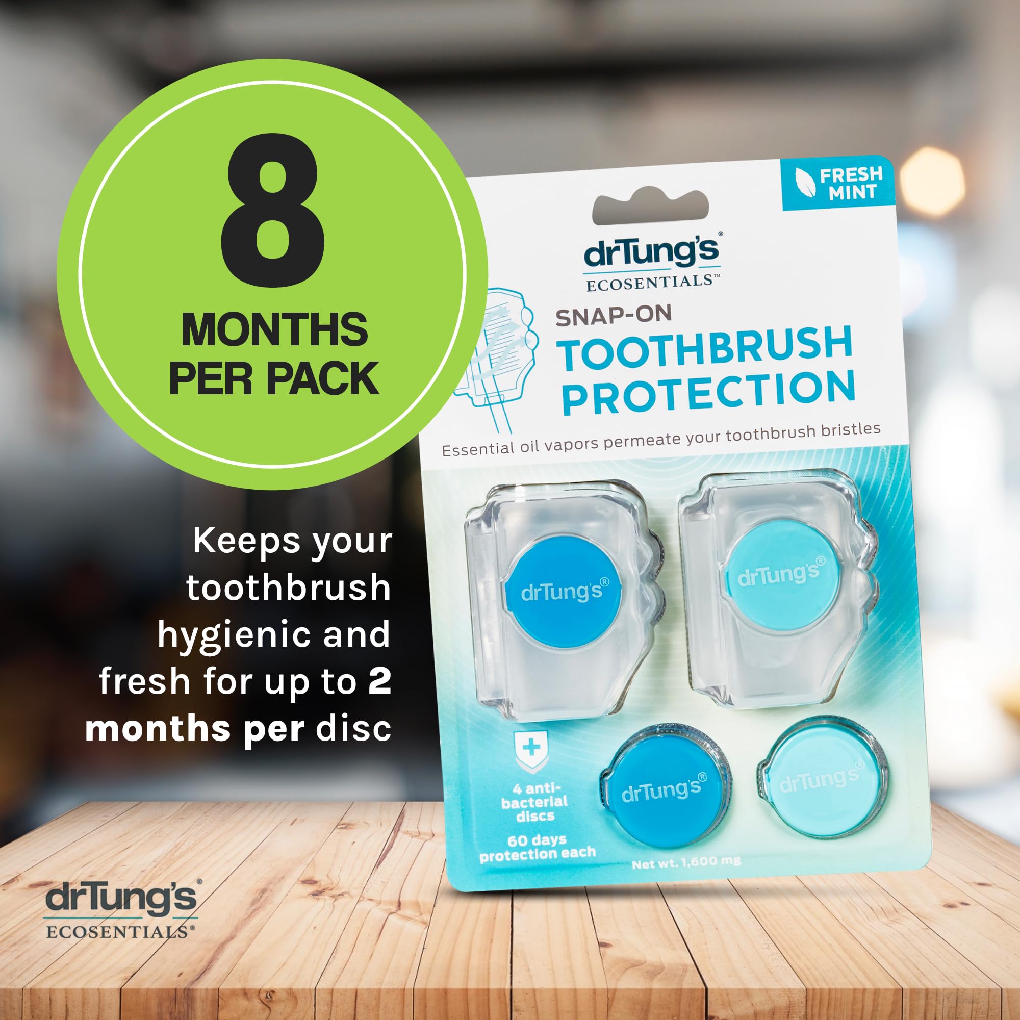 Travel-ready DrTung's toothbrush protector for on-the-go