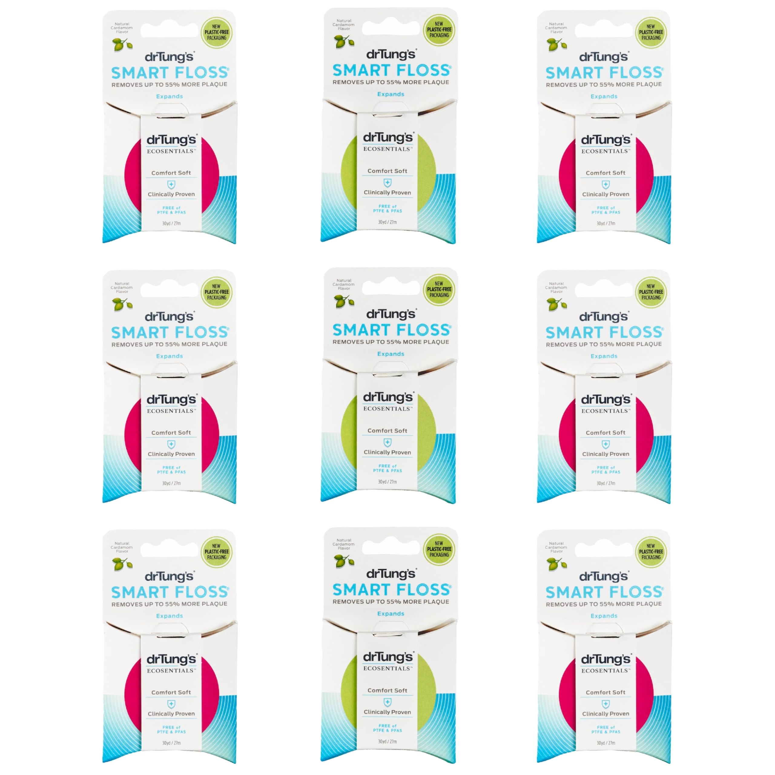 DrTung's Smart Floss cardamom flavor packaging front