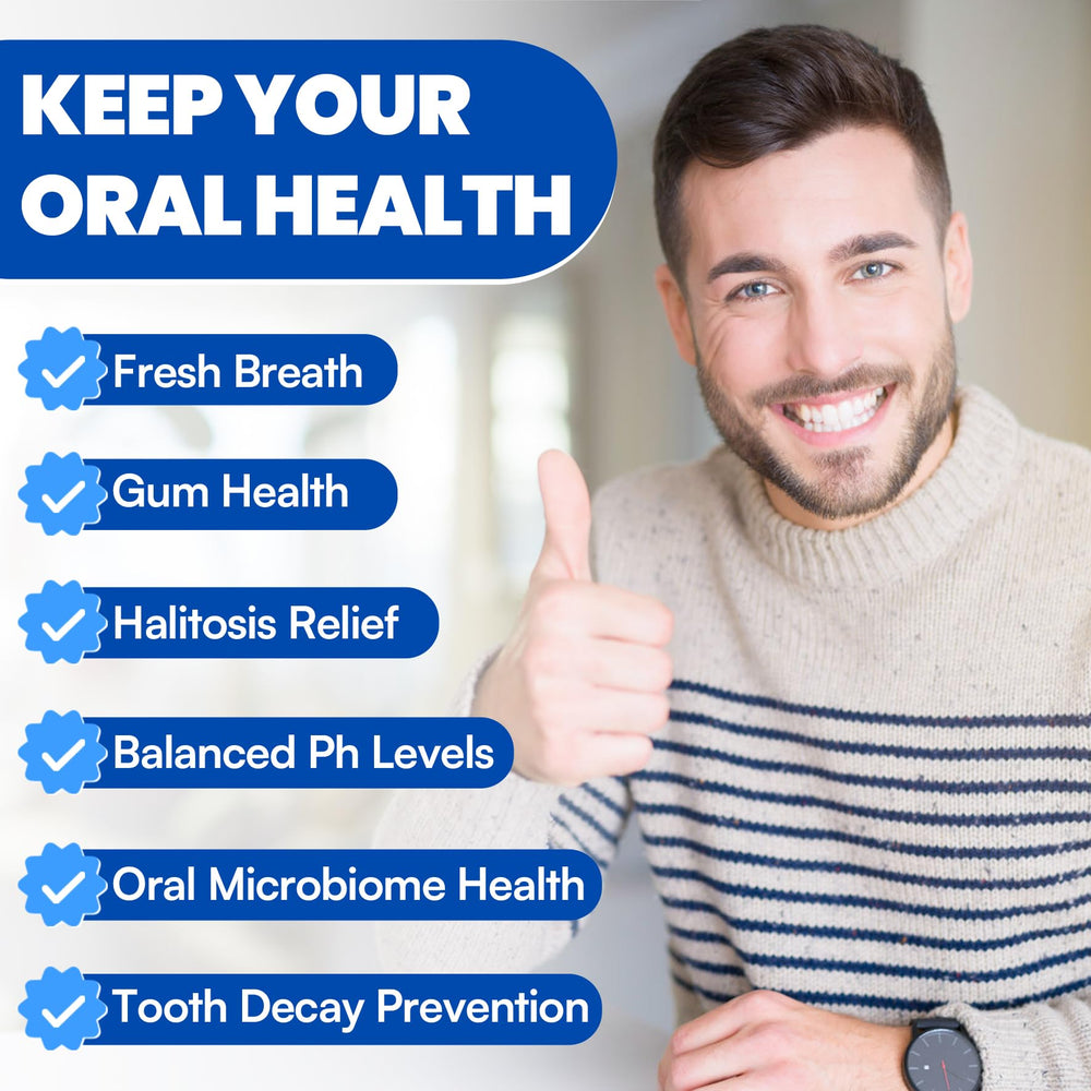 Dry mouth relief concept with lozenges