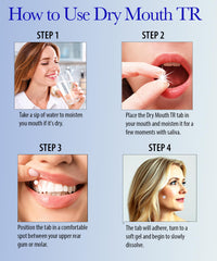 Gumline adhesion action of Dry Mouth TR micro tabs