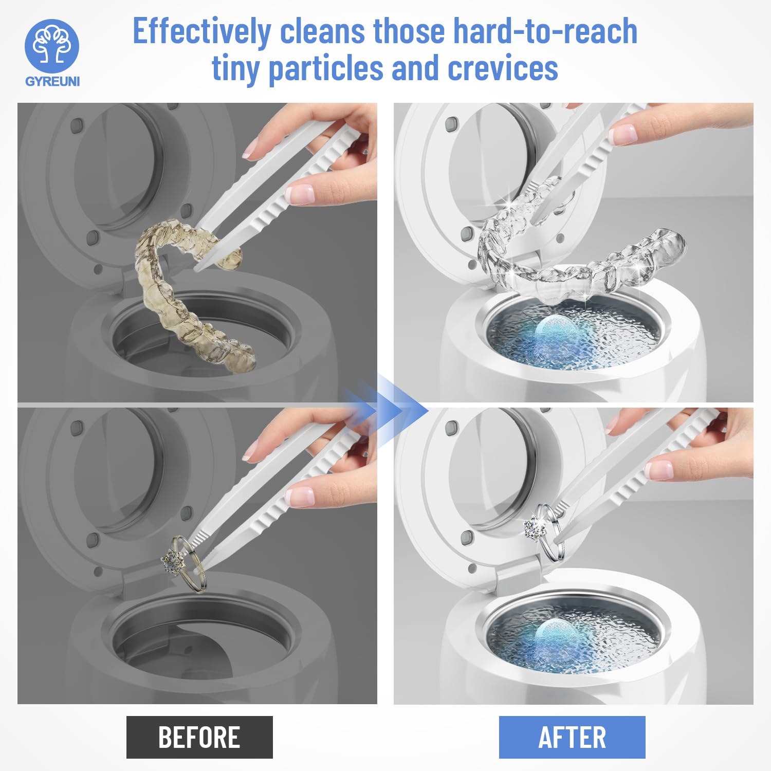 Drying rack for cleaned dental items