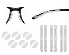DS. DISTINCTIVE STYLE eyeglass nose pads - soft silicone cushion