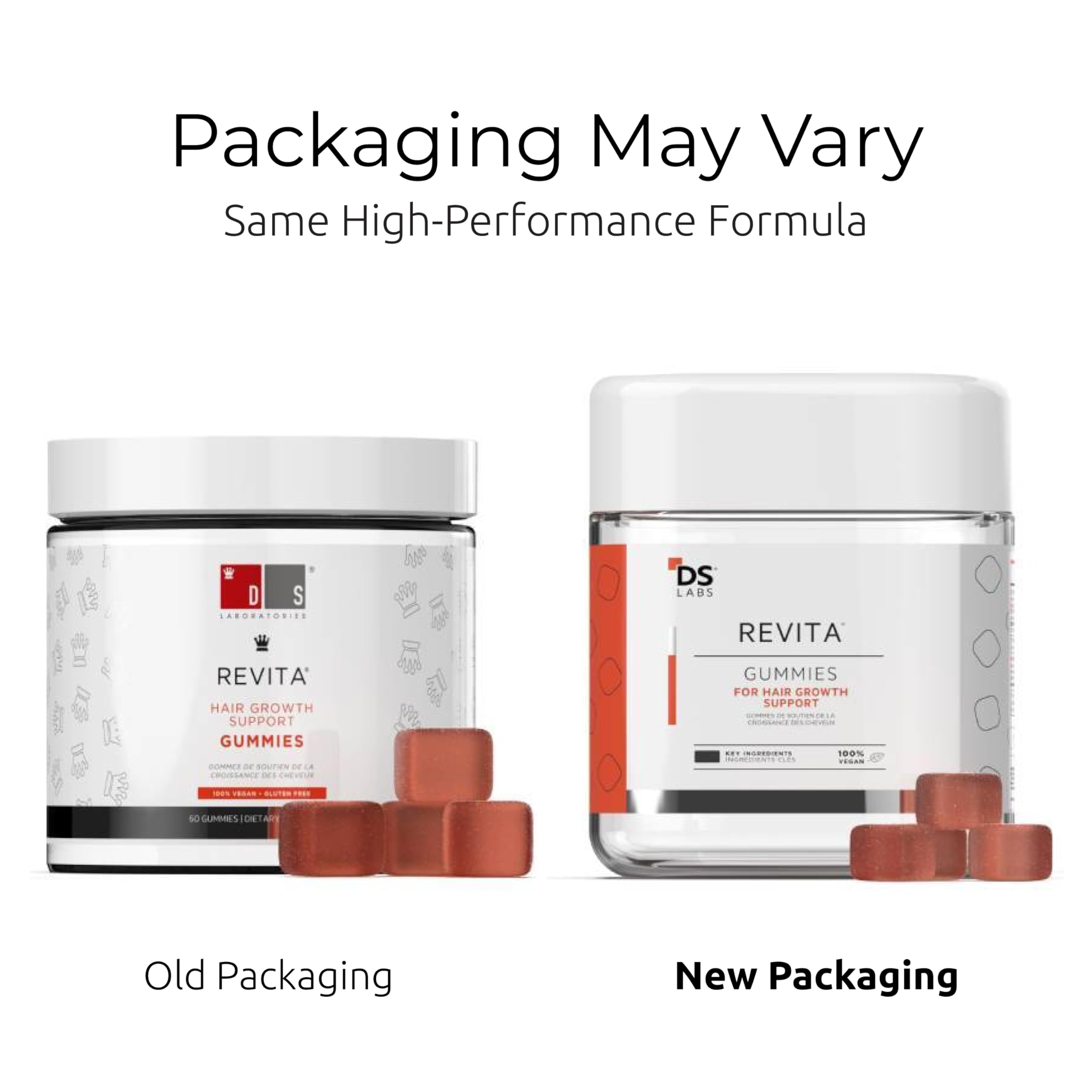 Revita Hair Vitamin Gummies box packaging front