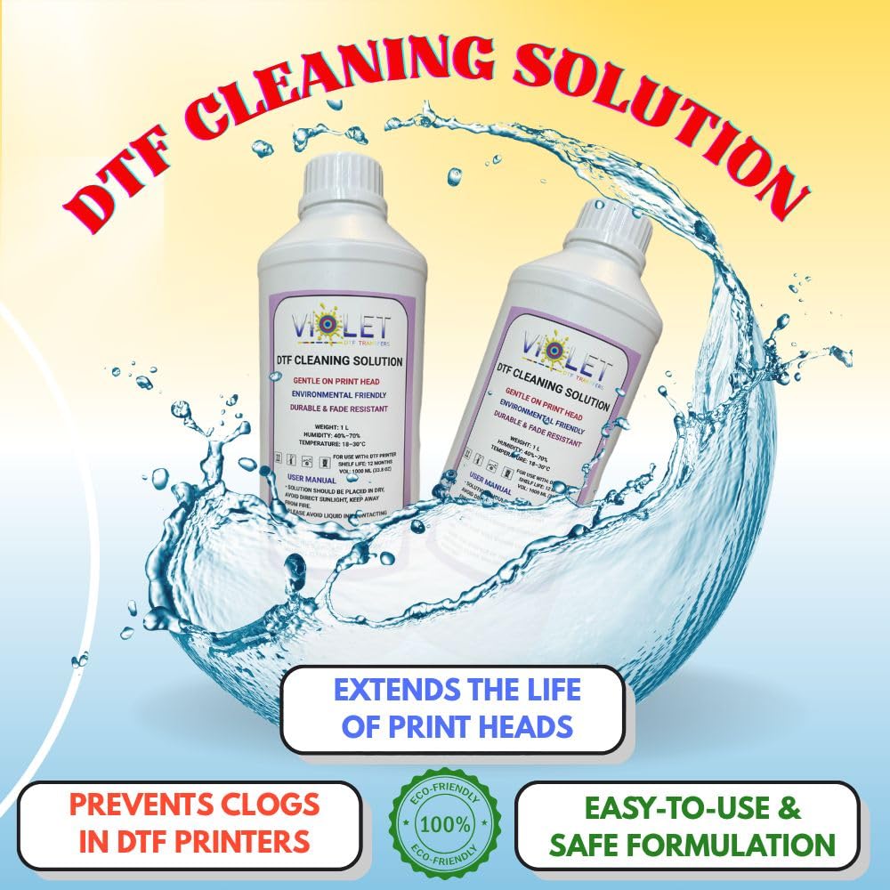 DTF Cleaning Solution 1000ml for Ep-son L1800 printhead
