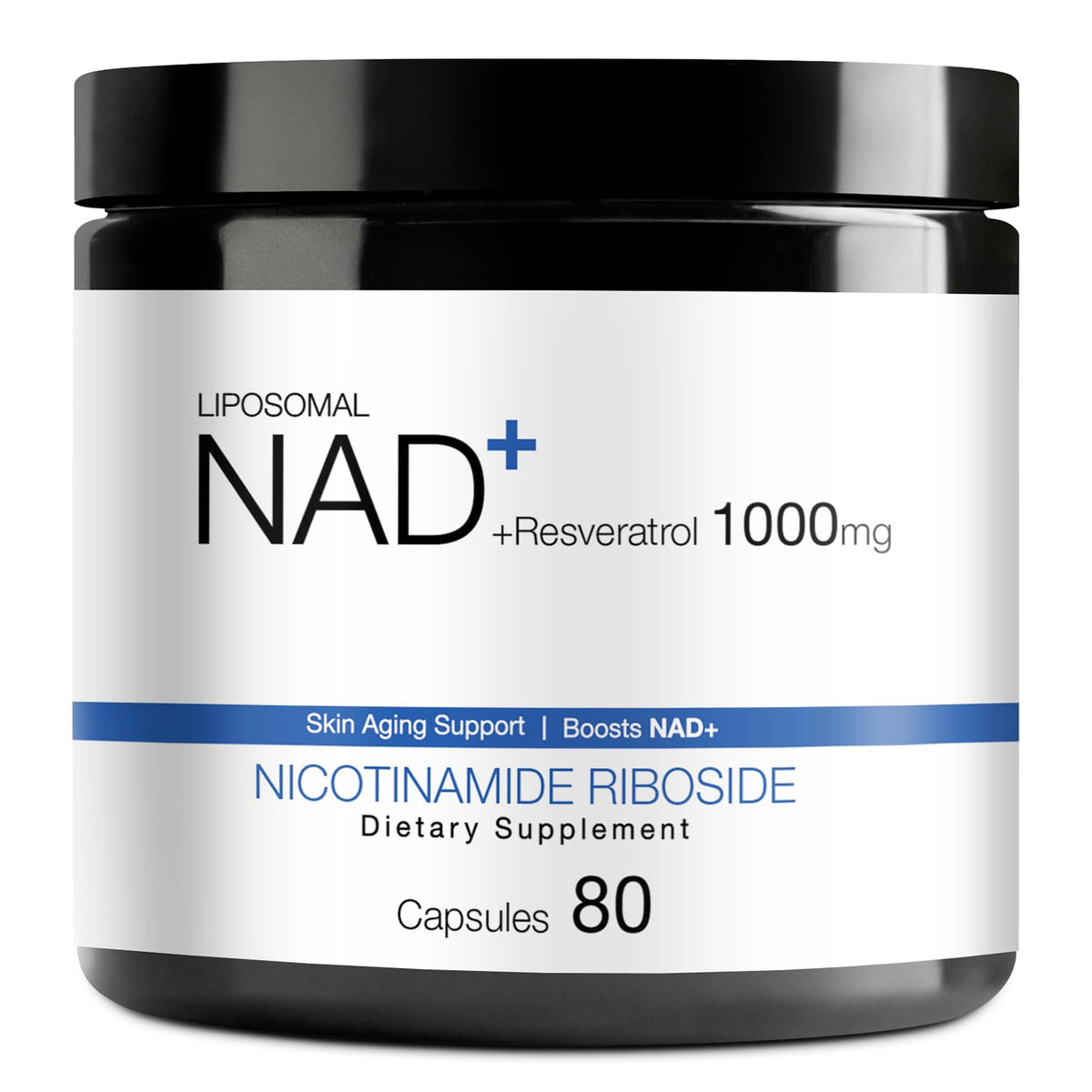 DUCRKACS NAD Supplement bottle and capsules