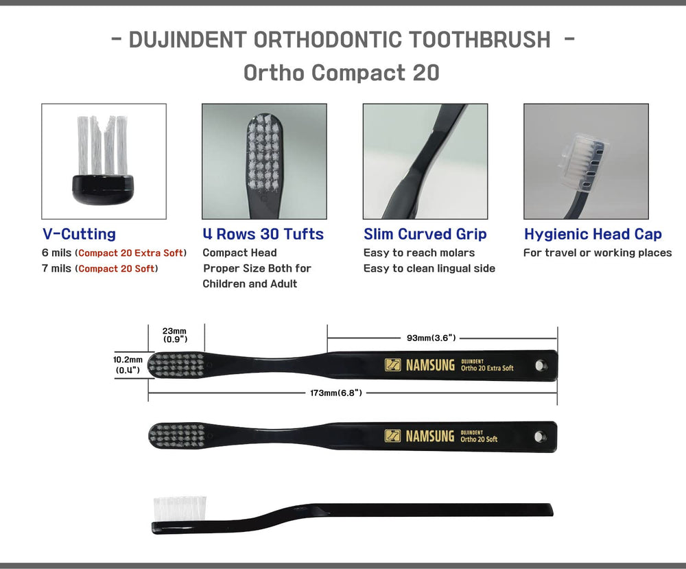 Close-up of nylon bristles and USA-made materials
