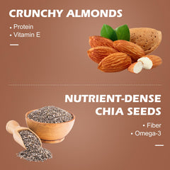 DUJOSOO Protein Wafer Bar with chia seeds and omega-3