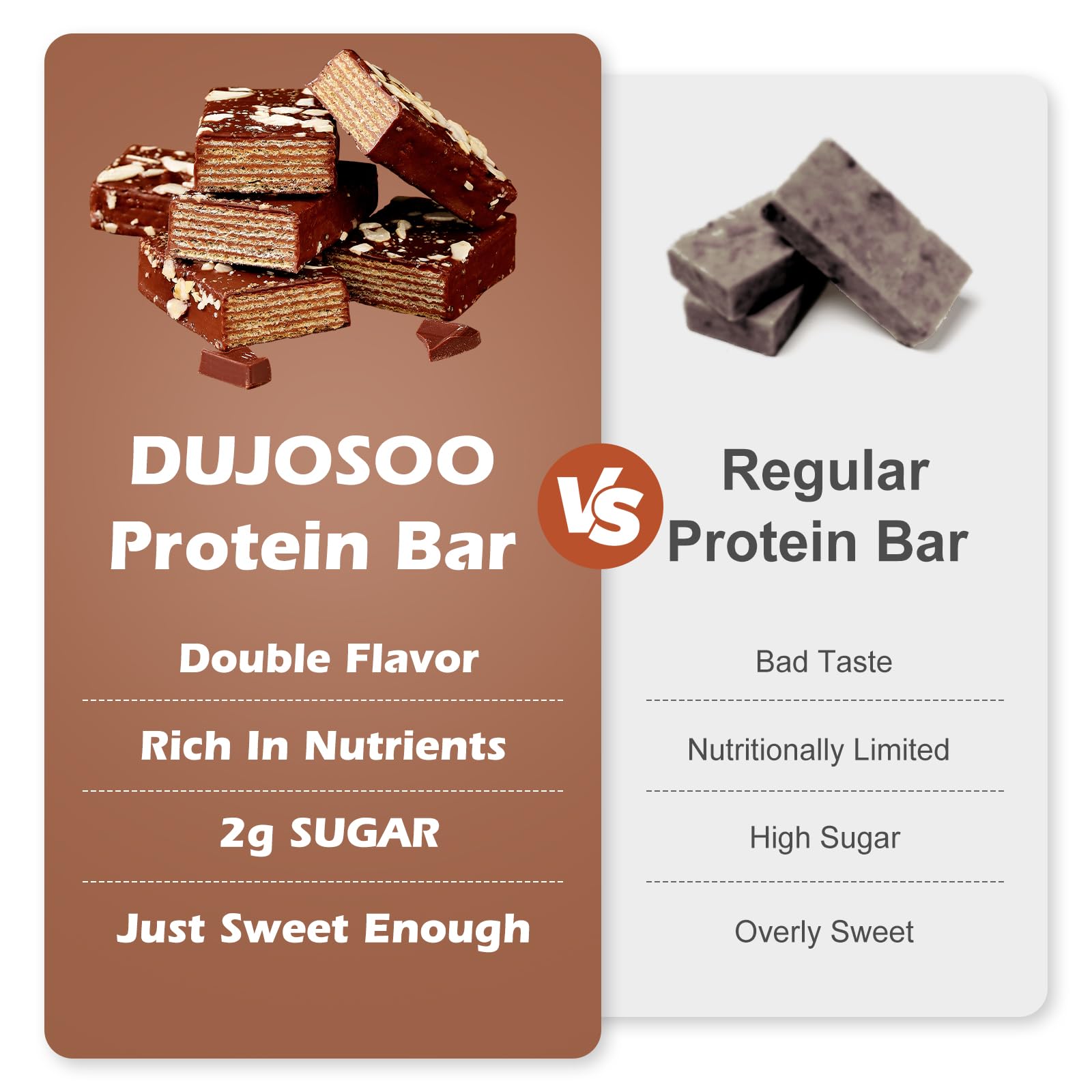 DUJOSOO Protein Bar enriched with collagen and omega-3