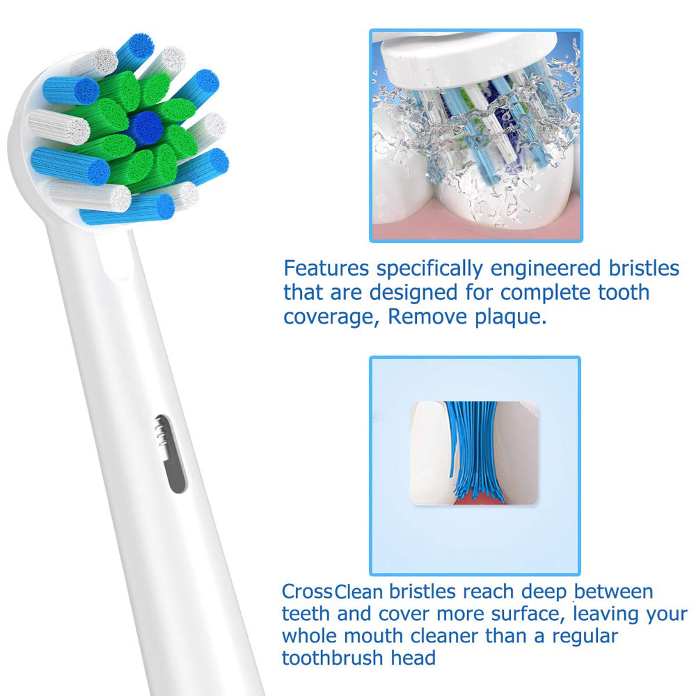 DuPont bristles for durability and effective cleaning