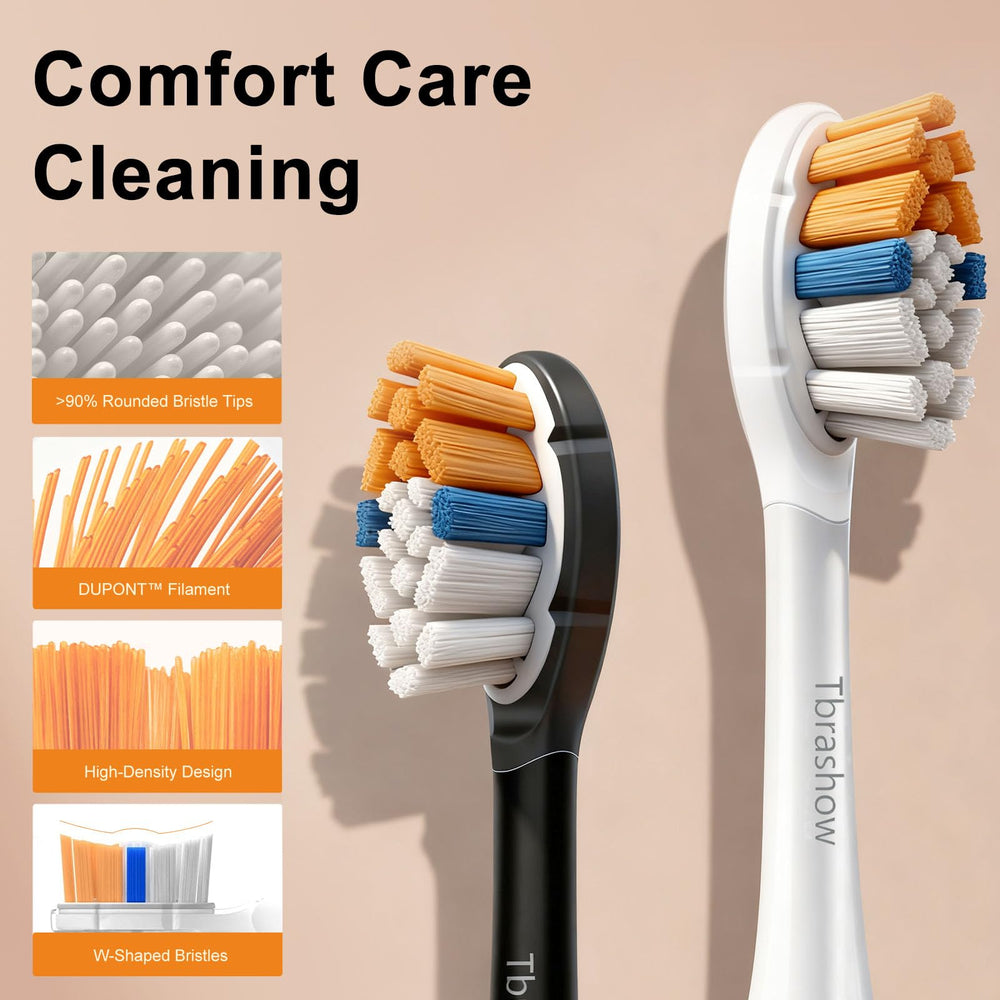 DuPont bristles for deep cleaning and gum care