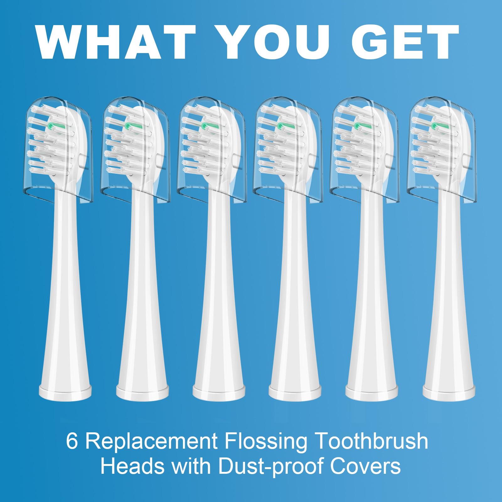 DuPont bristles for deep, thorough yet gentle cleaning