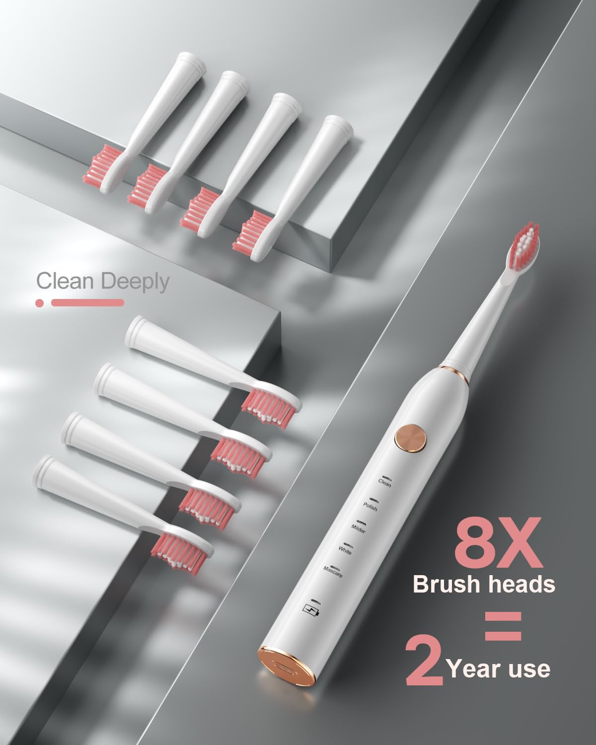 Dupont brush heads close-up for safe brushing