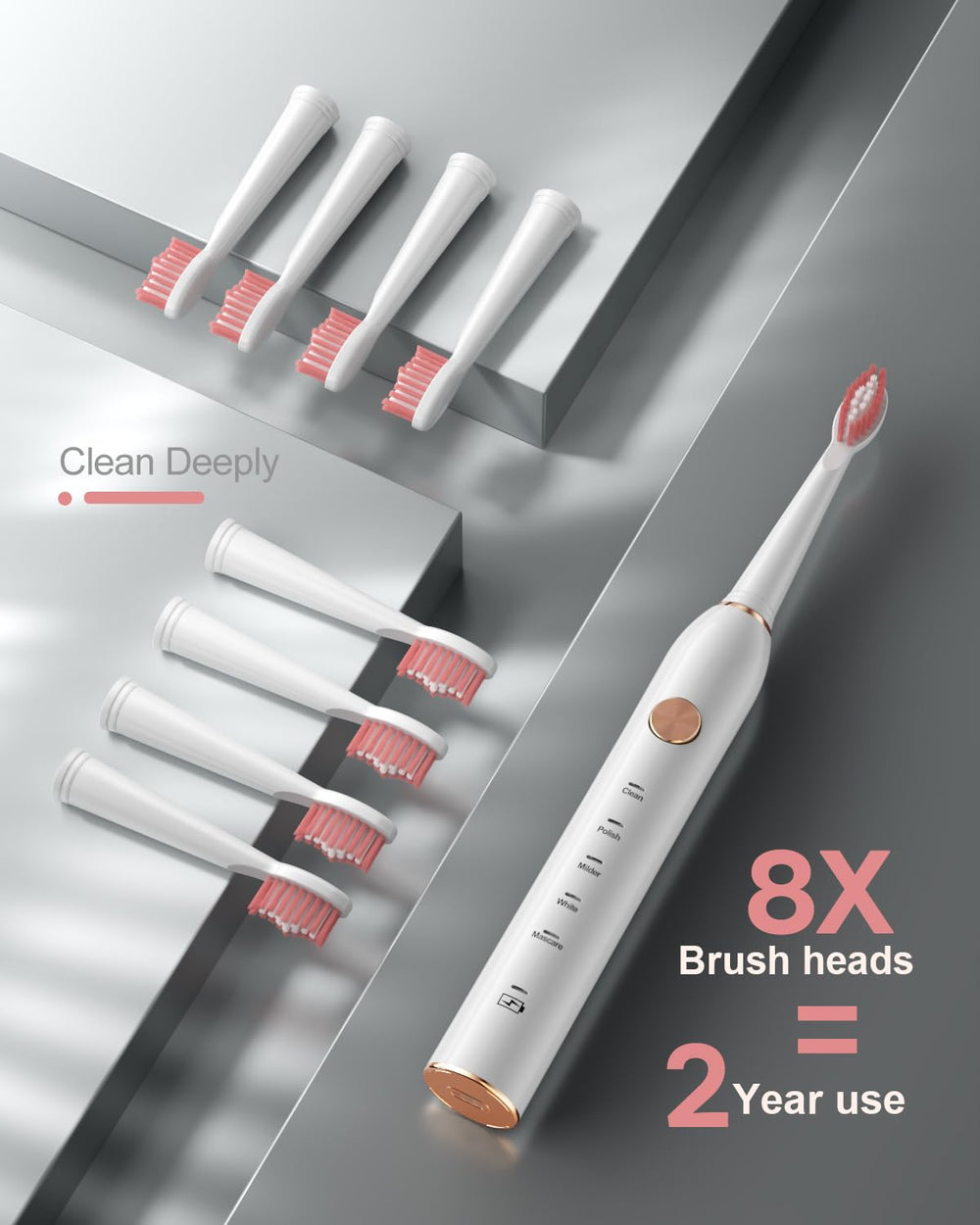 Dupont brush heads close-up for safe brushing