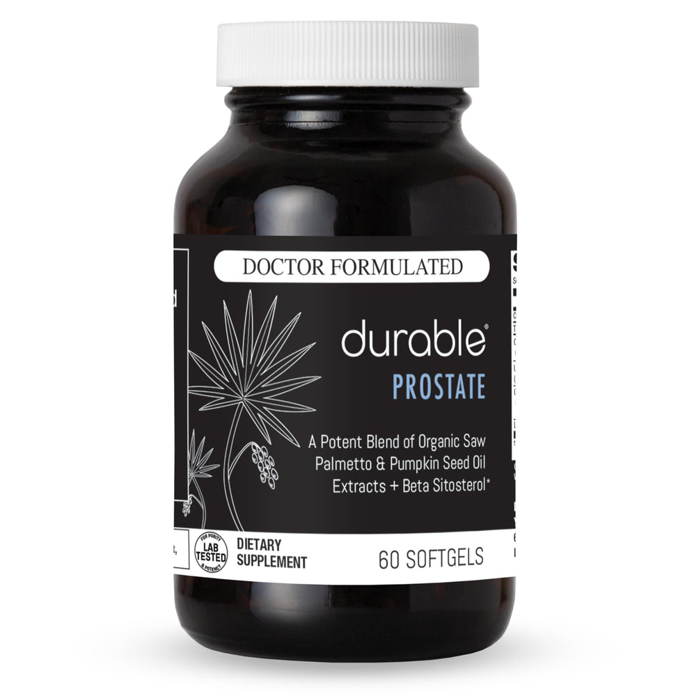 Durable Prostate bottle front view