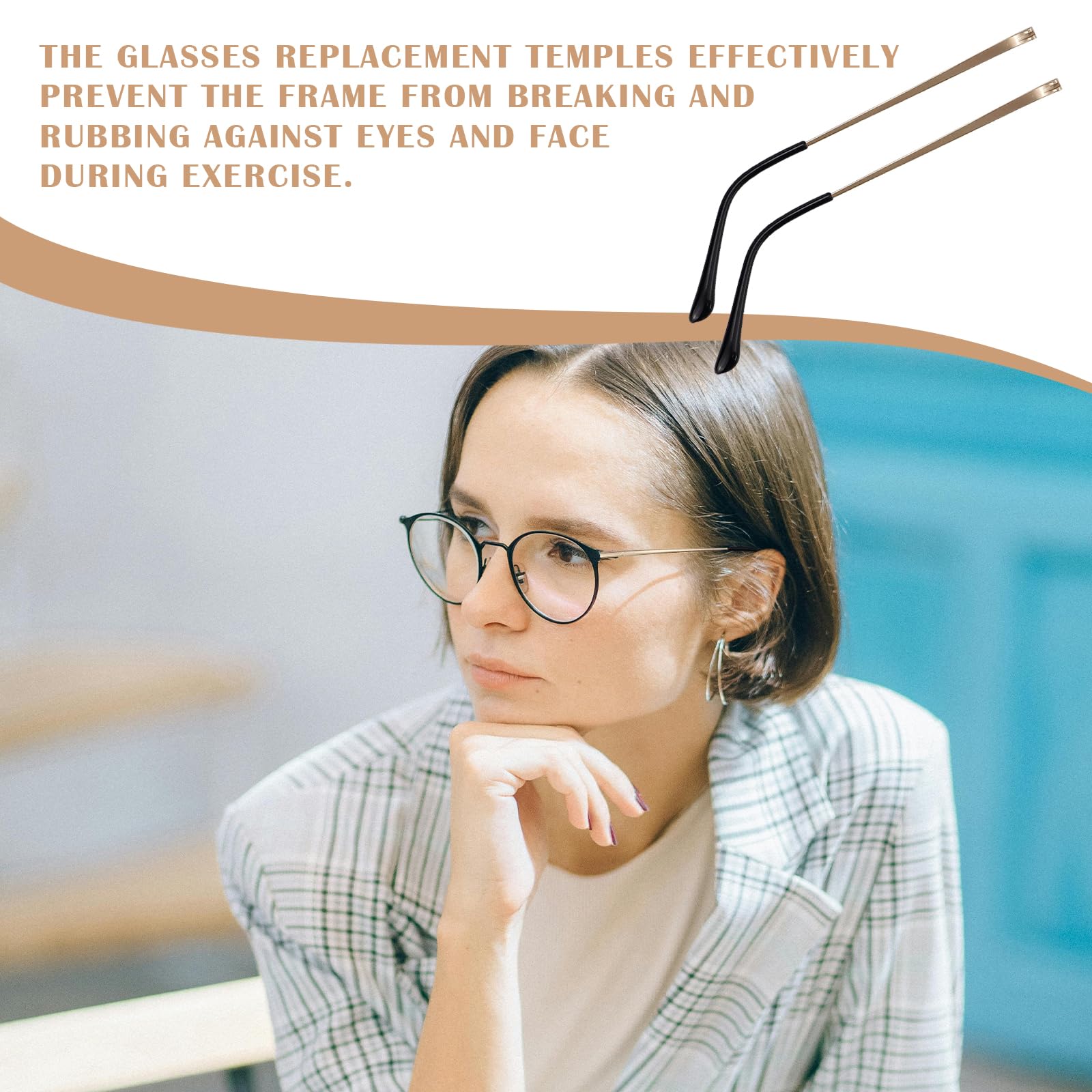Durable replacement temples built for longevity