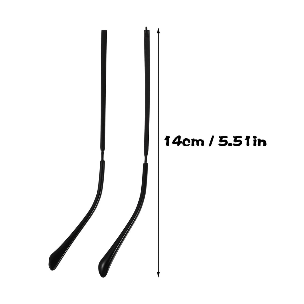 Durable temple arm that resists bending