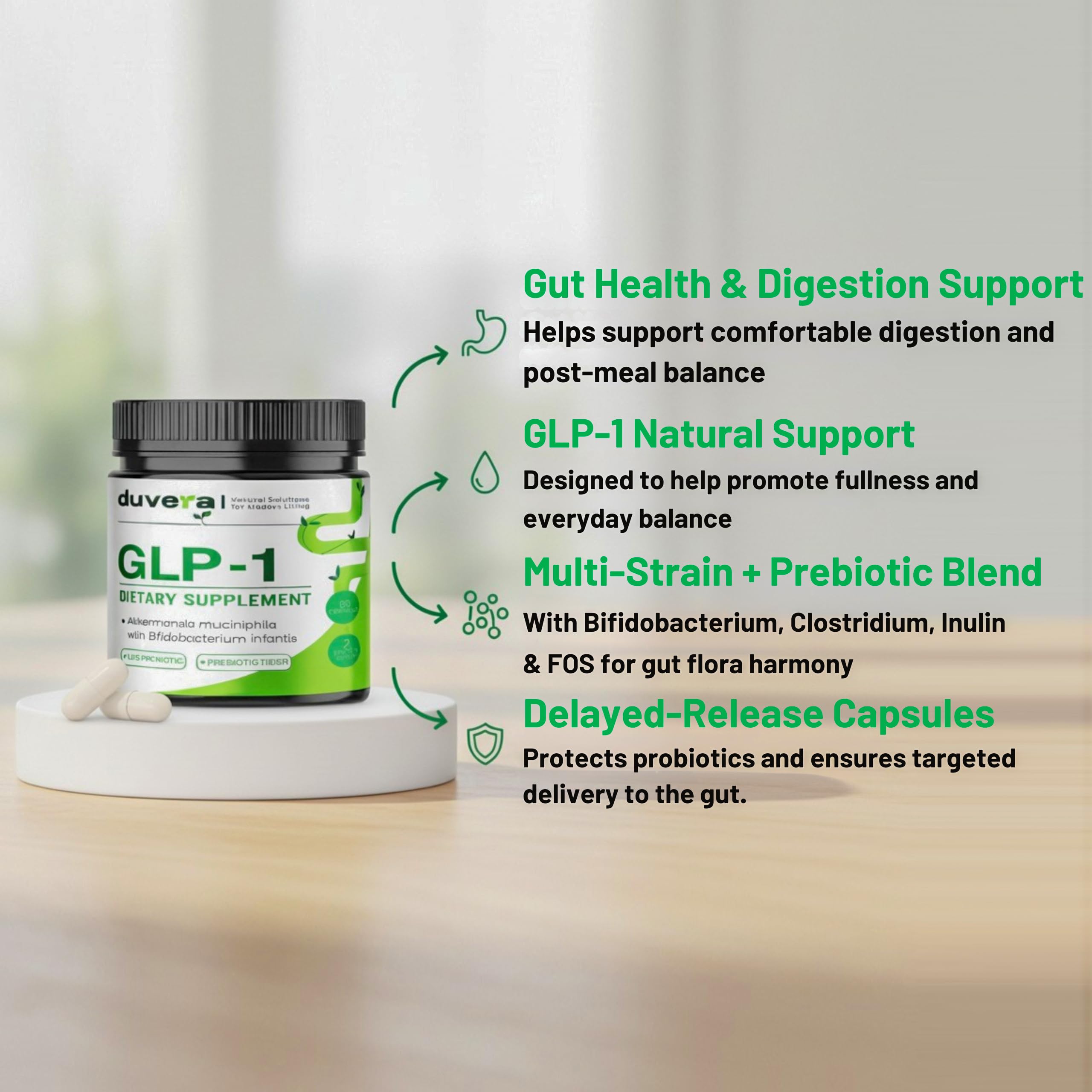 Duvera daily routine Akkermansia suggests consistent gut-friendly habit