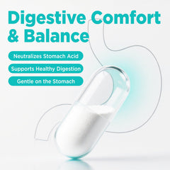 Close-up of Duwhot Magnesium Carbonate 500mg capsules