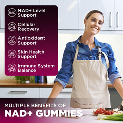 Nicotinamide Riboside and Resveratrol ingredients in gummies