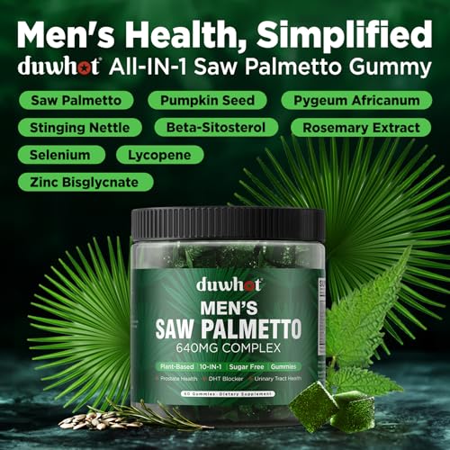 Close-up of organic Saw Palmetto gummies with pumpkin seed oil