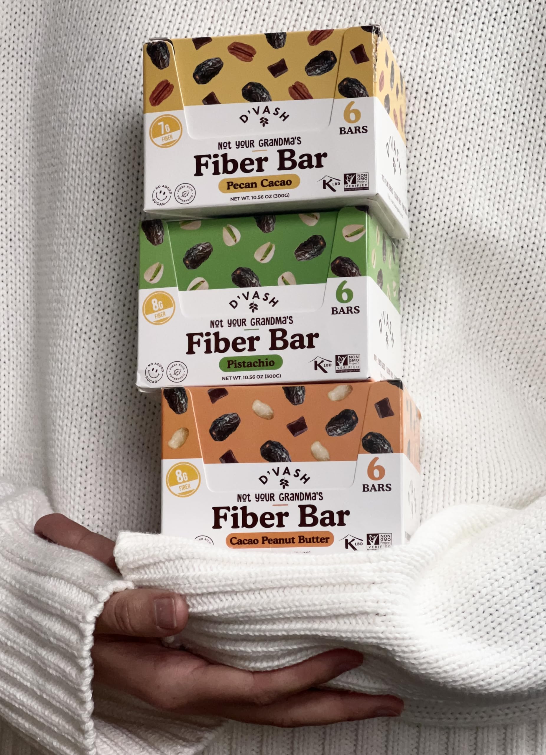 Dvash Not Your Grandma's Fiber Bars pistachio bar, wholesome on-the-go pick-me-up.