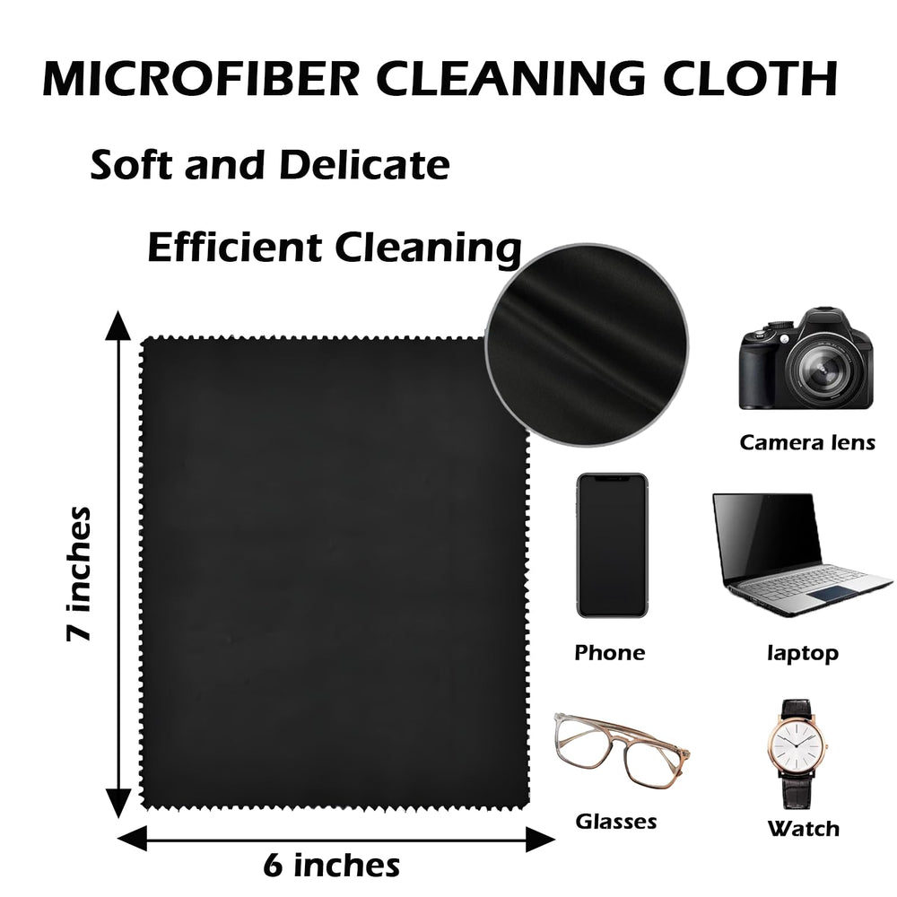 Back view of DVLOL 10-pack microfiber cloths
