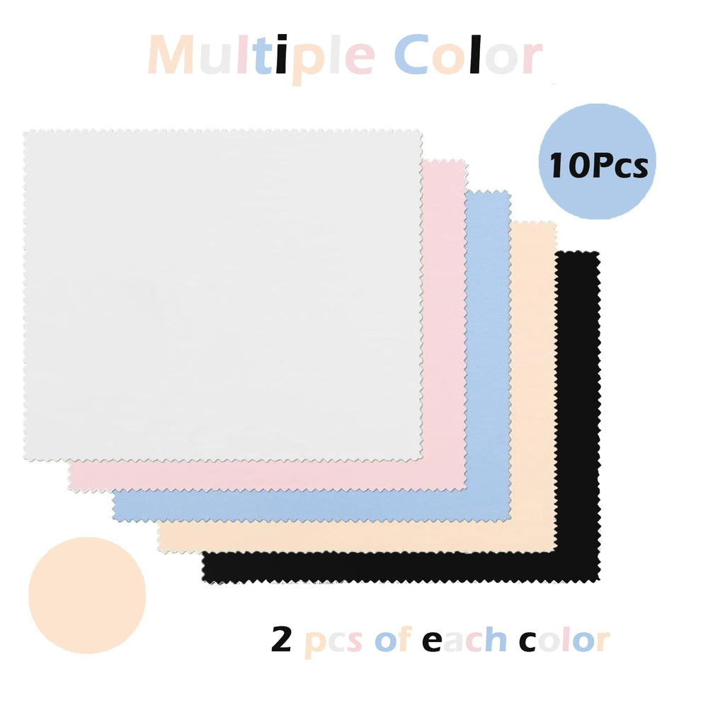 Assorted colors DVLOL microfiber cloths pack