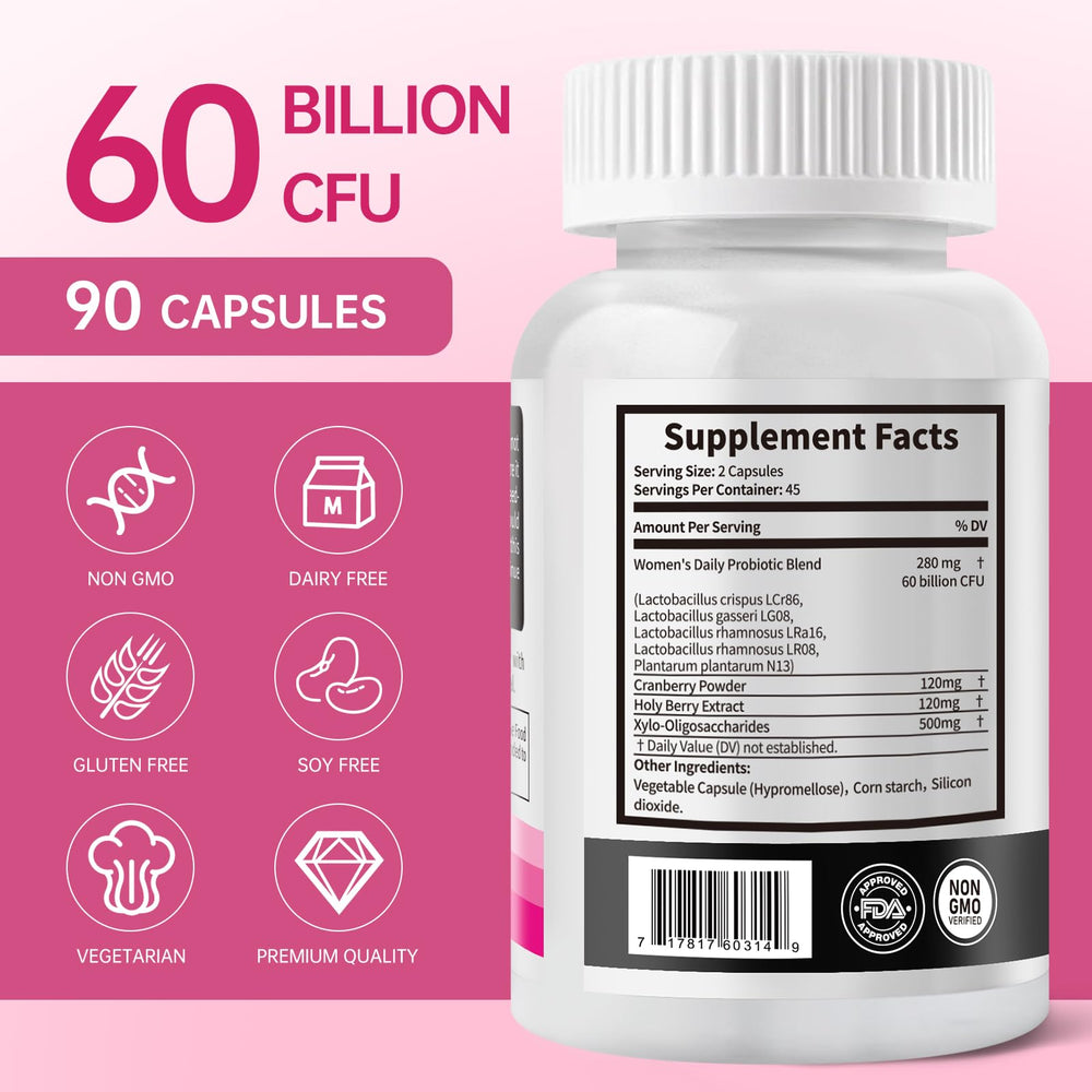 Cranberry extract highlighted on ingredient label