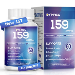 DYINREU 159 Capsules bottle on white background