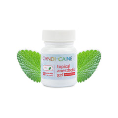 Dynamic Dental Candi Caine 1 oz Mint Flavor topical anesthetic gel bottle