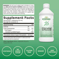 Alfalfa and mulberry leaves in chlorophyll formula