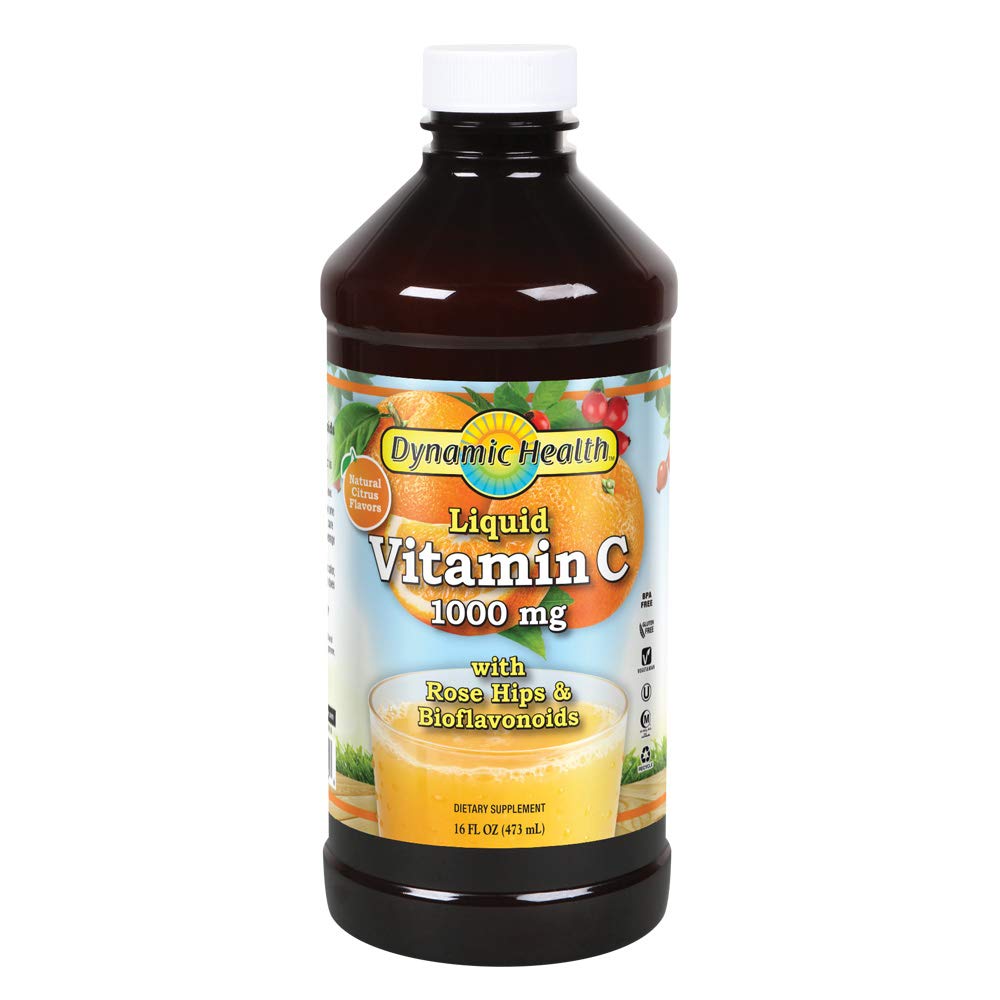 Dynamic Health Liquid Vitamin C 1000 mg bottle - front view